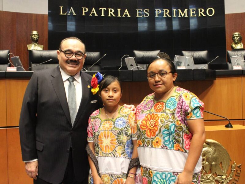 MAYAHABLANTE LLEVA SU VOZ AL SENADO