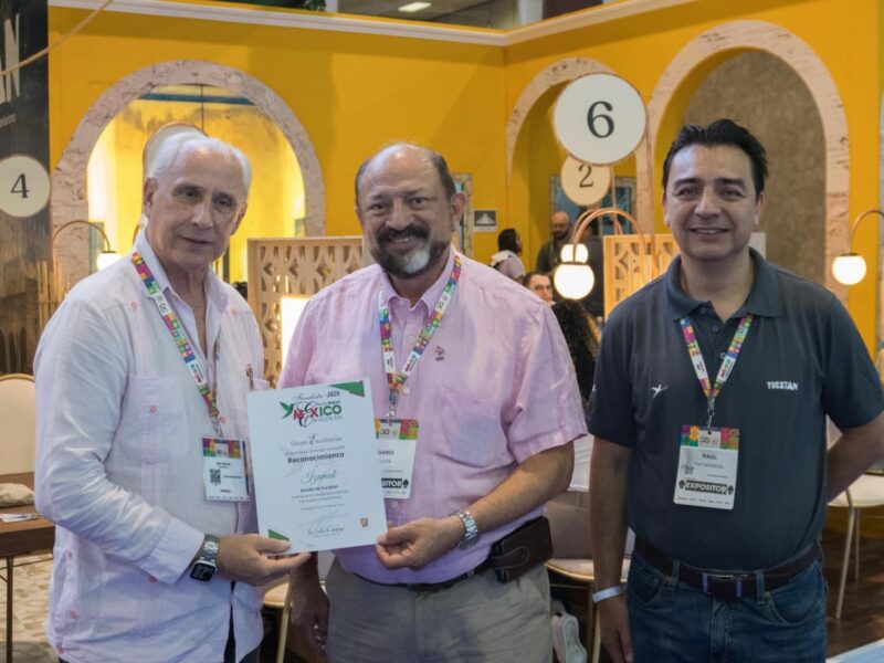 RECONOCEN A YUCATÁN COMO DESTINO LÍDER EN TURISMO