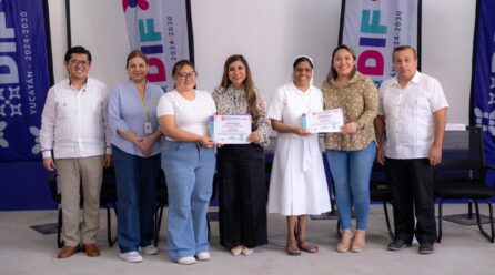 DIF YUCATÁN CLAUSURA JORNADA DE CAPACITACIONES