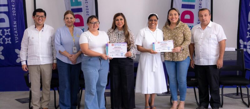 DIF YUCATÁN CLAUSURA JORNADA DE CAPACITACIONES