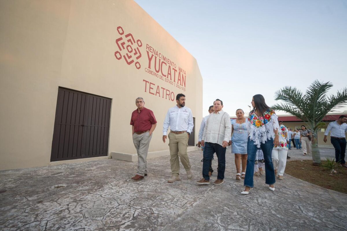 GOBIERNO REHABILTA CASA DE LA CULTURA DE TEKIT