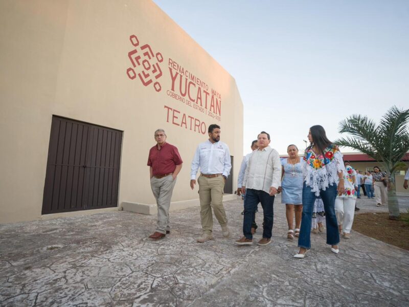 GOBIERNO REHABILTA CASA DE LA CULTURA DE TEKIT