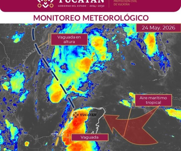 PRONOSTICAN INESTABILIDAD ATMOSFÉRICA Y UNA VAGUADA