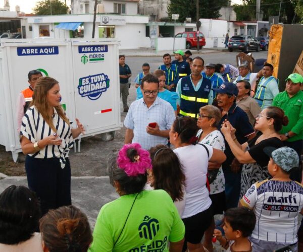 INVITA ALCALDESA USAR LOS PUNTOS MÉRIDA LIMPIA