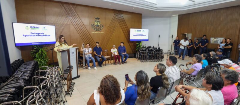 CECI PATRÓN ENTREGA SILLAS DE RUEDAS Y APARATOS FUNCIONALES