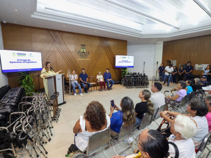 CECI PATRÓN ENTREGA SILLAS DE RUEDAS Y APARATOS FUNCIONALES