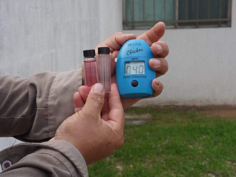 SE GARANTIZA LA CALIDAD DEL AGUA POTABLE
