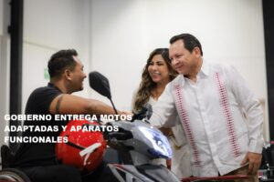 GOBIERNO ENTREGA MOTOS ADAPTADAS Y APARATOS FUNCIONALES