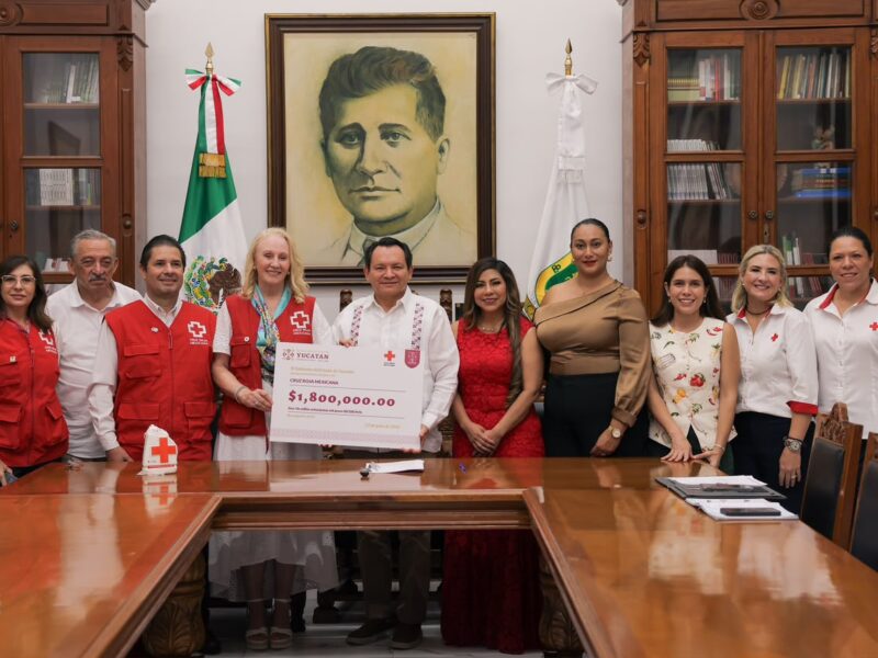 CRUZ ROJA RECIBE DONATIVO DEL GOBIERNO ESTATAL