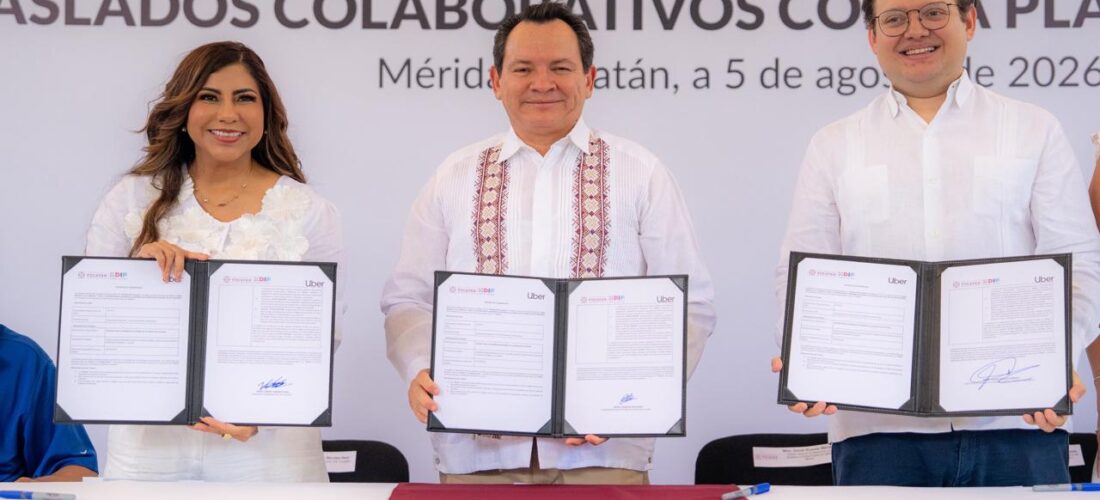 DIF YUCATÁN Y UBER SIGNAN CONVENIO