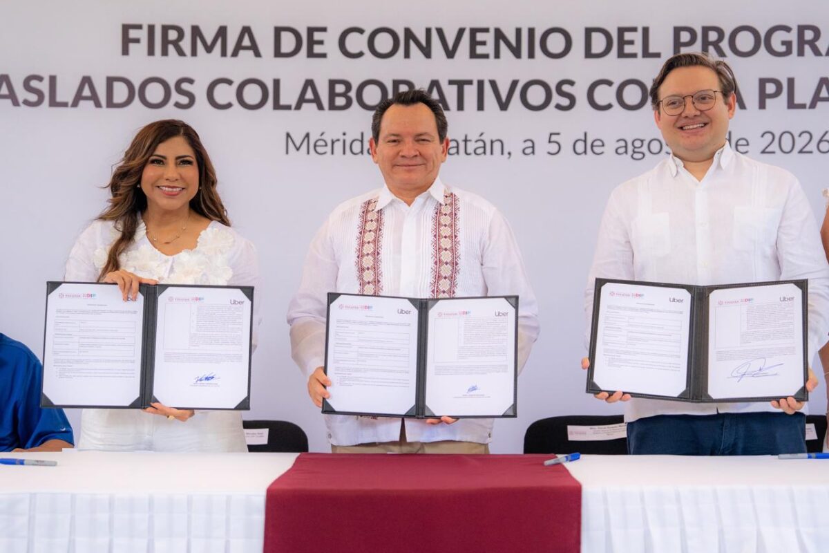 DIF YUCATÁN Y UBER SIGNAN CONVENIO