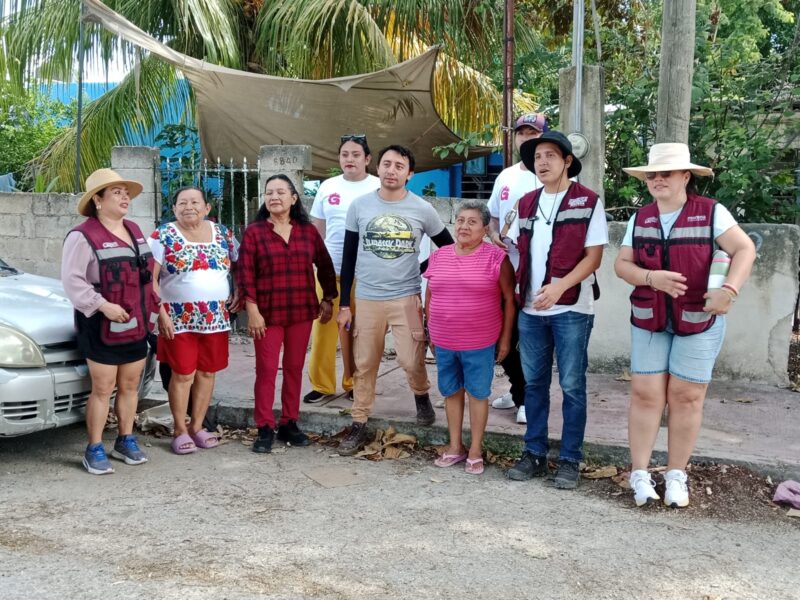 REGIDOR IDENTIFICA Y REGISTRA DEFICIENCIAS EN VÍAS PÚBLICAS
