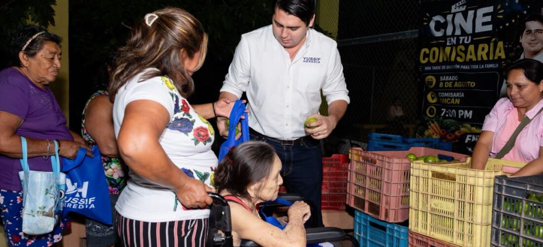 YUSSIF LLEVA CINE EN TU COLONIA A COMISARÍAS MERIDANAS