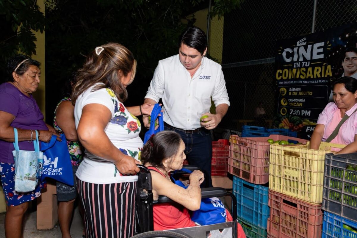 YUSSIF LLEVA CINE EN TU COLONIA A COMISARÍAS MERIDANAS
