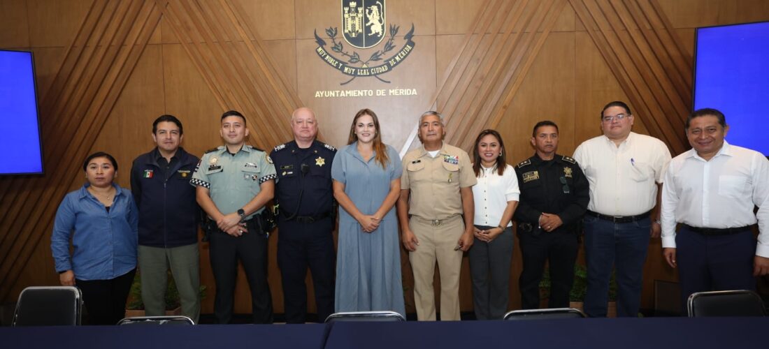 EN COORDINACIÓN, MÉRIDA TIENE UN BALUARTE EN SU SEGURIDAD