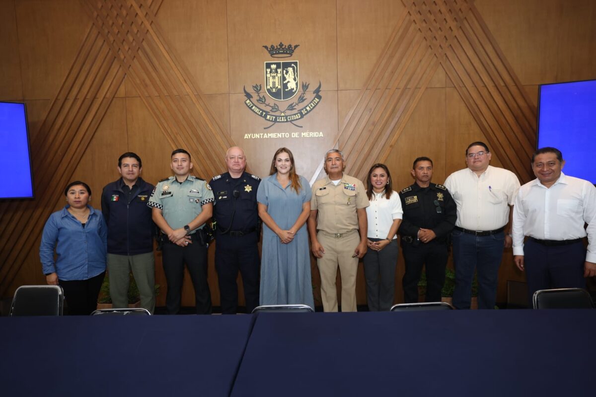 EN COORDINACIÓN, MÉRIDA TIENE UN BALUARTE EN SU SEGURIDAD