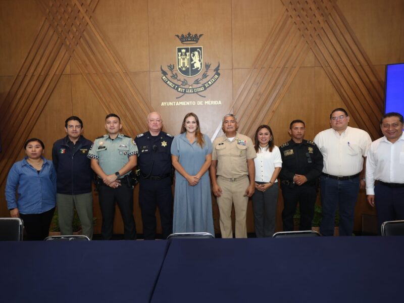 EN COORDINACIÓN, MÉRIDA TIENE UN BALUARTE EN SU SEGURIDAD