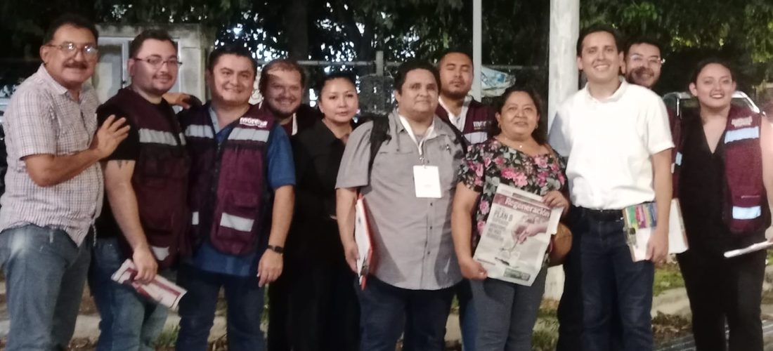 REGIDOR REALIZA CAMINATA EN ALMENDROS