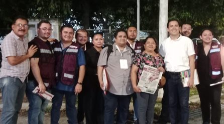REGIDOR REALIZA CAMINATA EN ALMENDROS