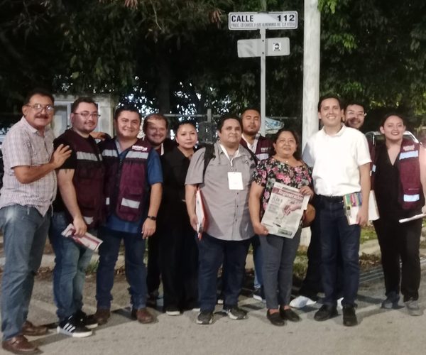 REGIDOR REALIZA CAMINATA EN ALMENDROS
