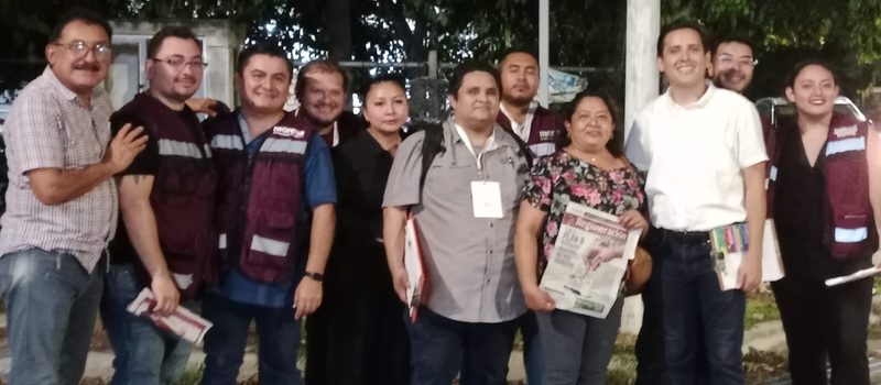 REGIDOR REALIZA CAMINATA EN ALMENDROS