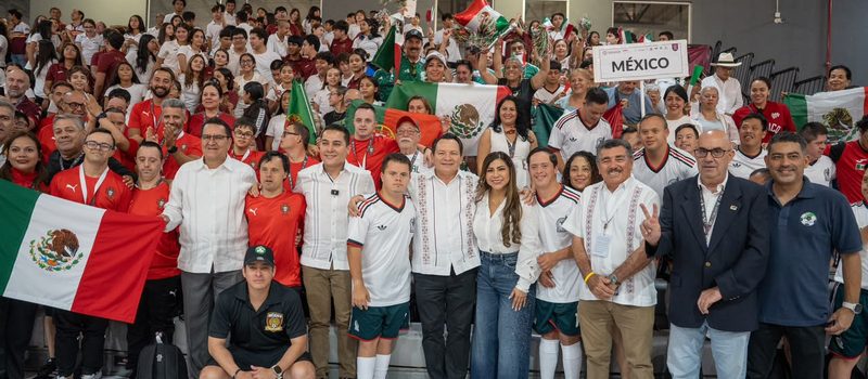 GOBERNADOR INAUGURA COPA MUNDIAL DE FUTSAL DOWN