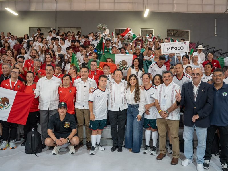 GOBERNADOR INAUGURA COPA MUNDIAL DE FUTSAL DOWN