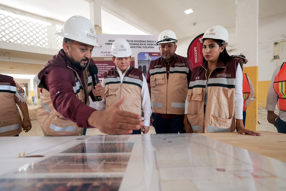 GOBIERNO REHABILITA MERCADO DE HOCTÚN