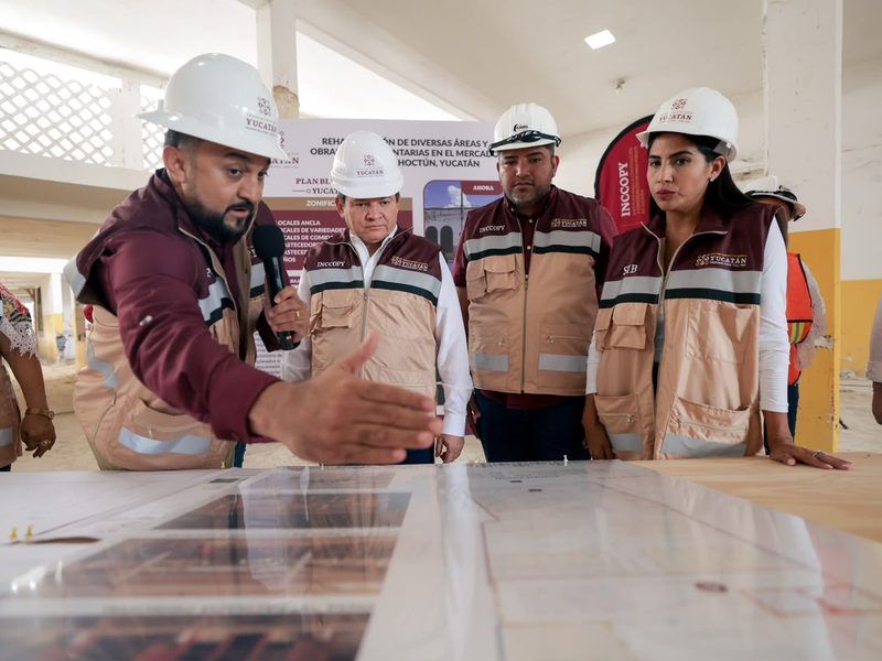 GOBIERNO REHABILITA MERCADO DE HOCTÚN
