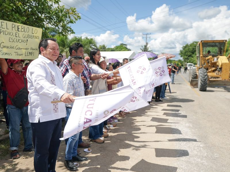 CARRETERA SACABÁ-HUHÍ SERÁ REHABILITADA