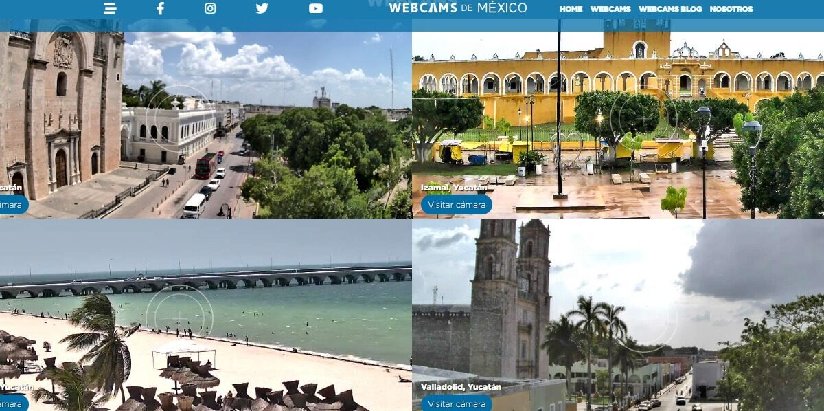 DESTINOS TURÍSTICOS A LA WEBCAMS DE MÉXICO