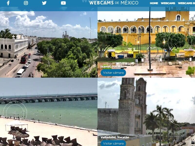 DESTINOS TURÍSTICOS A LA WEBCAMS DE MÉXICO