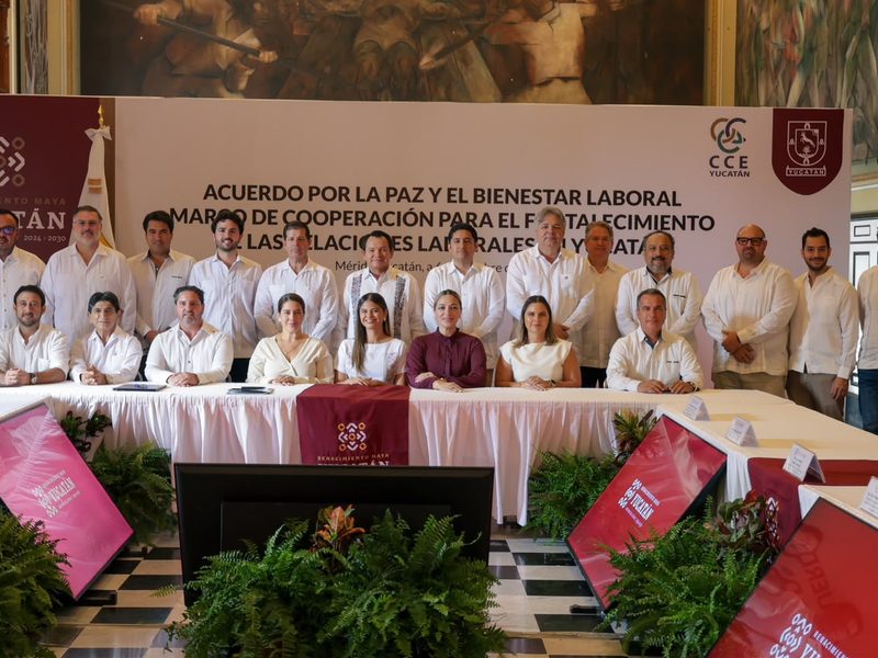POR LA PAZ LABORAL EN YUCATÁN