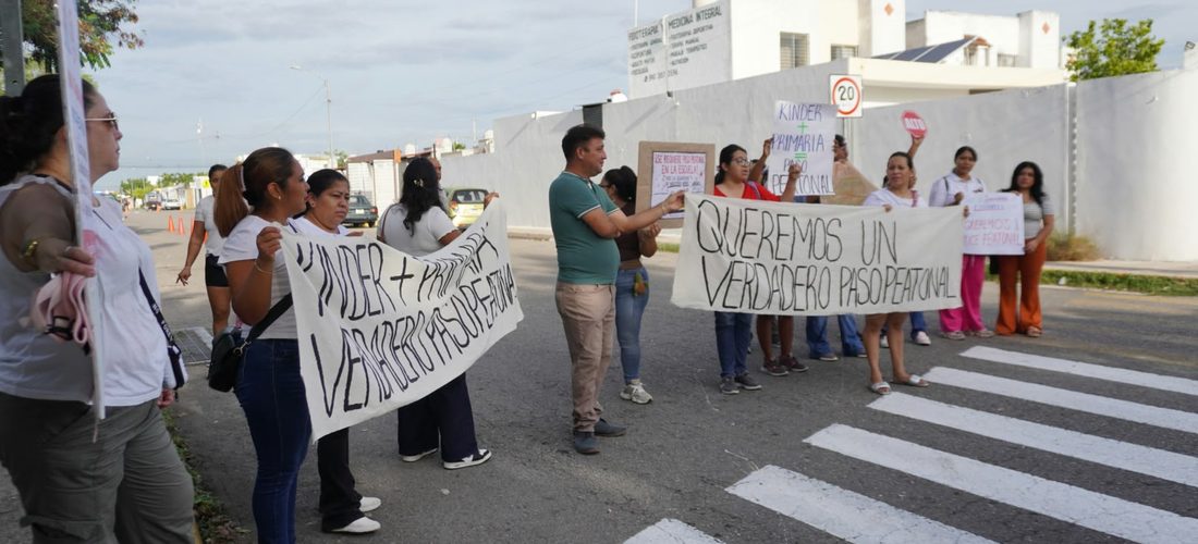 PIDEN PASO PEATONAL EN CAUCEL