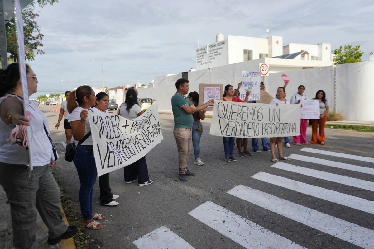 PIDEN PASO PEATONAL EN CAUCEL