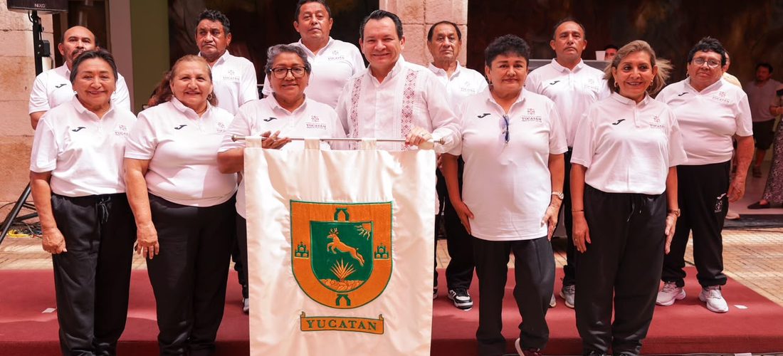 ABANDERAMIENTO A DEPORTISTAS MAYORES