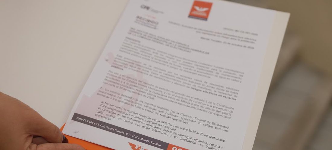 MC EXIGE INFORMACIÓN DE CFE